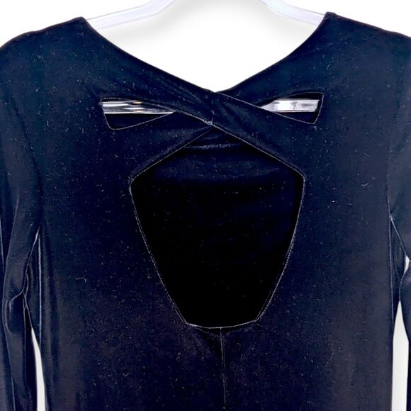 VTG Liz Claiborne Velvet Maxi Dress Medium Witchy Whimsigoth Goth Chic Grunge - Picture 4 of 6